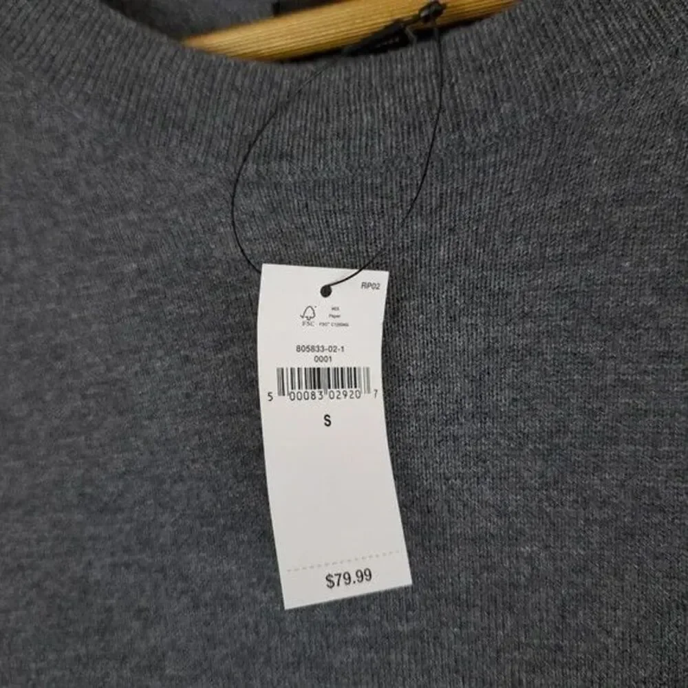 NEW Banana Republic Mens Sweater Crew Neck Long Sleeve Cotton Rayon Size S